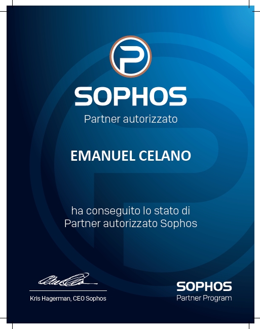 informatica in azienda partner ufficiale di sophos - dott. celano emanuel