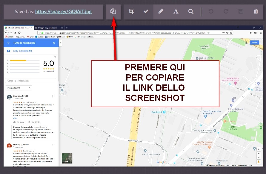 Come fare lo screenshot di una pagina web, condividerlo con un click o farlo autenticare con valore legale