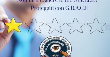 Hai una struttura ricettiva ? Da oggi puoi dire STOP alle ingiuste recensioni negative e alle minacce : proteggiti con G.R.A.C.E.