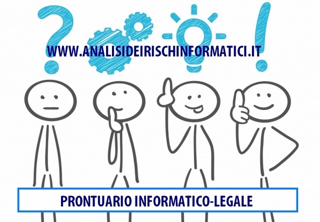 Prontuario di Informatica Legale del Dott. Emanuel Celano – vers. 15/03/2020