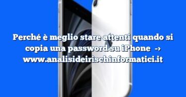 Perché è meglio stare attenti quando si copia una password su iPhone