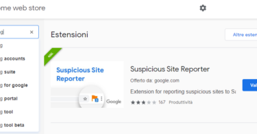 Vuoi segnalare siti malevoli a google : installa Suspicious Site Reporter