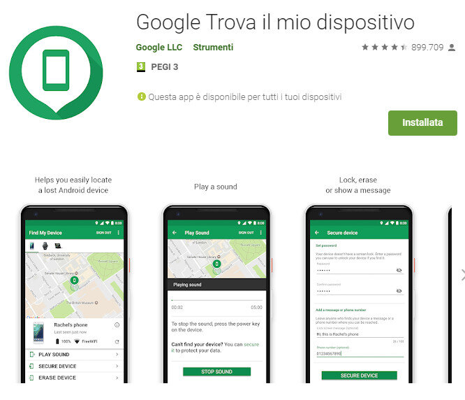 Scopri come ritrovare e proteggere un dispositivo smarrito grazie a Google