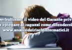 Cyberbullismo: il video del Garante privacy per spiegare ai ragazzi come difendersi