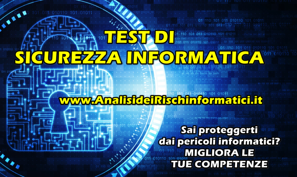 test di sicurezza informatica test di sicurezza informatica