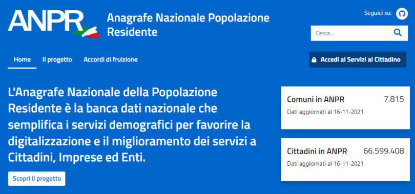 Certificati anagrafici, dal 15 novembre sono online e gratuiti