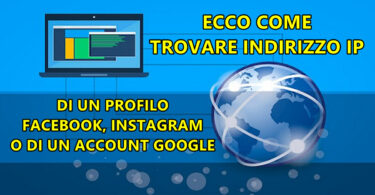 VOGLIO TROVARE INDIRIZZO IP DI UN PROFILO FACEBOOK, INSTAGRAM O DI UN ACCOUNT GOOGLE