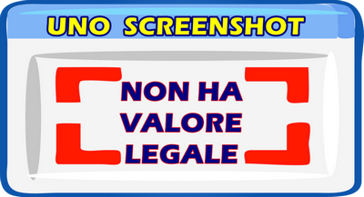 screenshot non ha valore legale