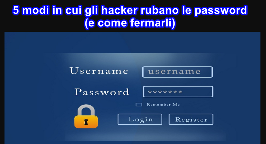 5 modi in cui gli hacker rubano le password (e come fermarli)