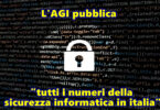 L’AGI pubblica “tutti i numeri della sicurezza informatica in italia”