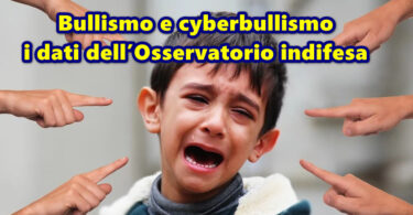 Bullismo e cyberbullismo, i dati dell’Osservatorio indifesa