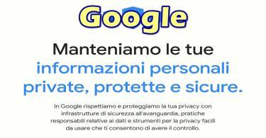 GOOGLE : VISITA IL CENTRO PER LA SICUREZZA ONLINE