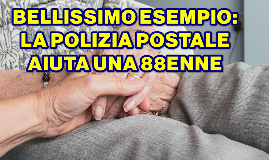polizia postale aiuta una signora anziana 88enne scrive alla Polizia, “Sono sola e ho paura delle truffe online”: gli agenti vanno a casa sua per aiutarla a usare in sicurezza il PC