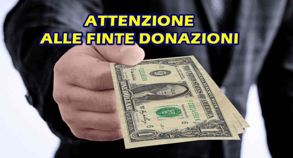ATTENZIONE ALLA TRUFFA DELLA FINTA DONAZIONE SPECIALE DI NATALE da
