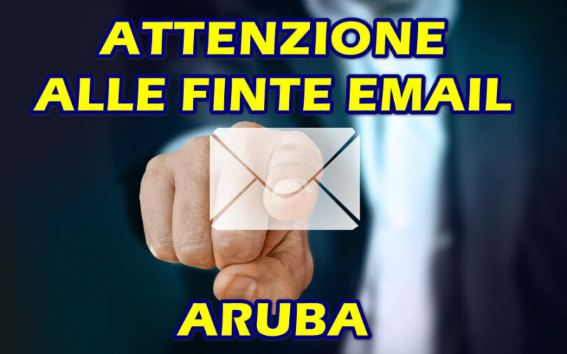 ARUBA PHISHING : Promemoria Dominio con account di posta in scadenza