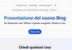 E’ arrivato il nuovo Bing con intelligenza artificiale : fai subito le tue domande