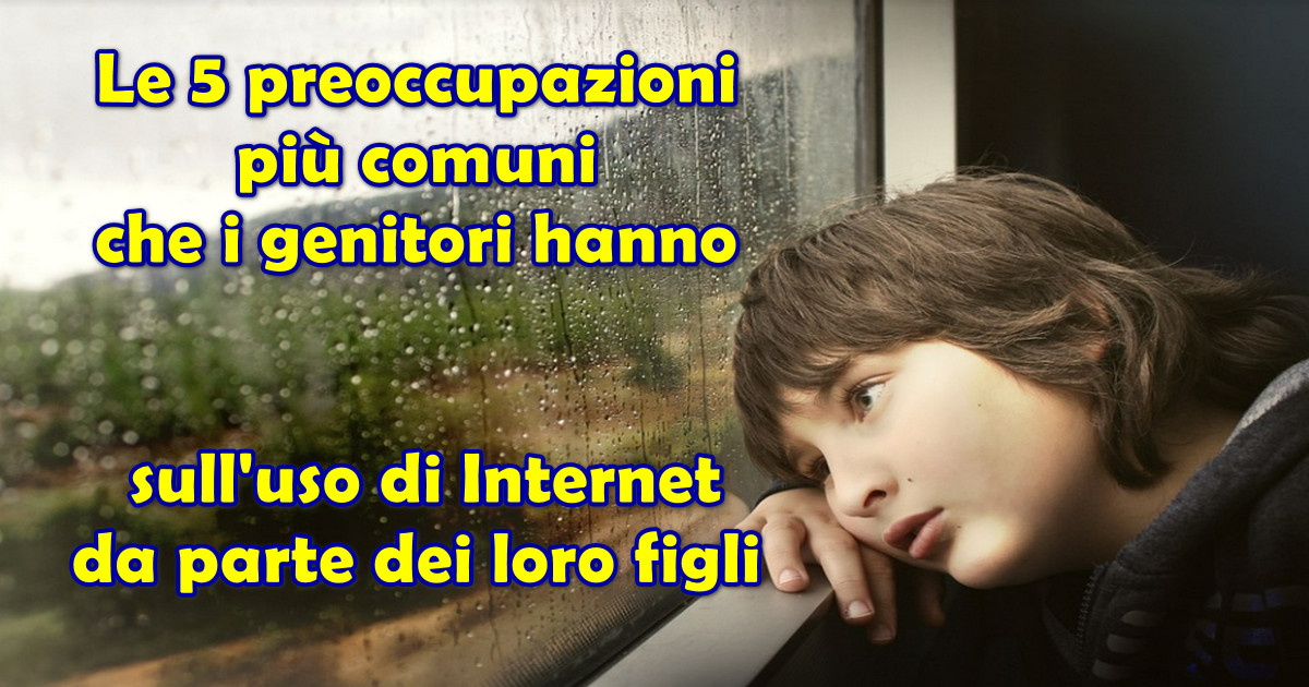 Le 5 preoccupazioni più comuni che i genitori hanno sull’uso di Internet da parte dei loro figli