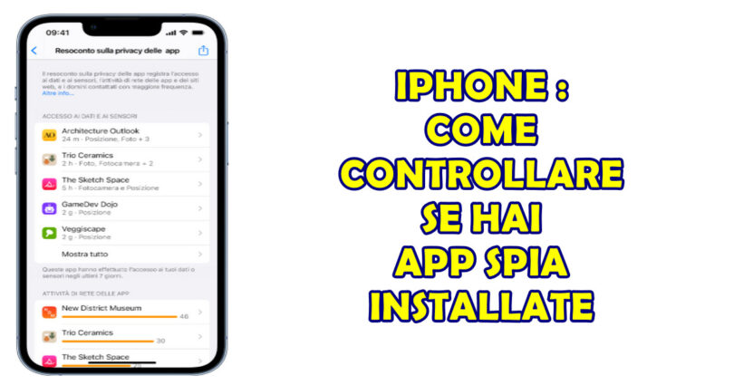 iPhone : come controllare se hai app spia installate