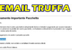 Truffa : Messaggio Importante da Poste Italiane: Azione Necessaria