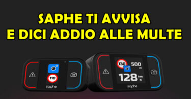 UN GRANDE AIUTO PER RISPETTARE I LIMITI DI VELOCITA' : SAPHE TI AVVISA QUANDO GUIDI E DICI ADDIO ALLE MULTE