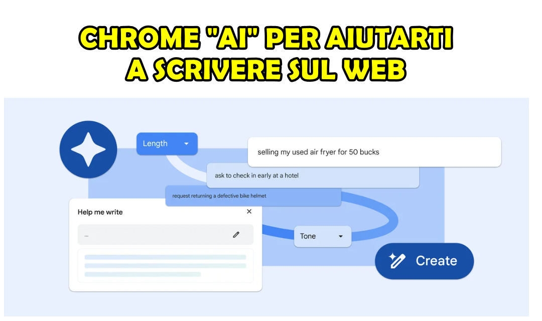 La nuova funzionalità AI di Chrome può aiutarti a scrivere sul Web