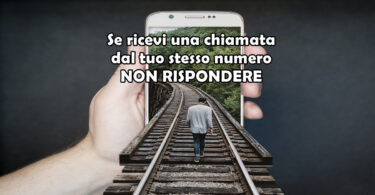 Se ricevi una chiamata dal tuo stesso numero non rispondere