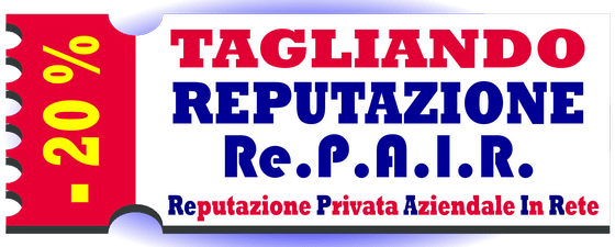 tagliando reputazione repair per privati ed aziende