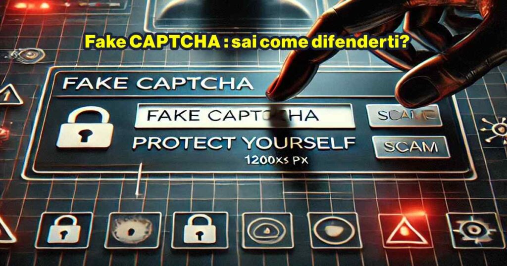 fake captcha Fake CAPTCHA : sai come difenderti?
