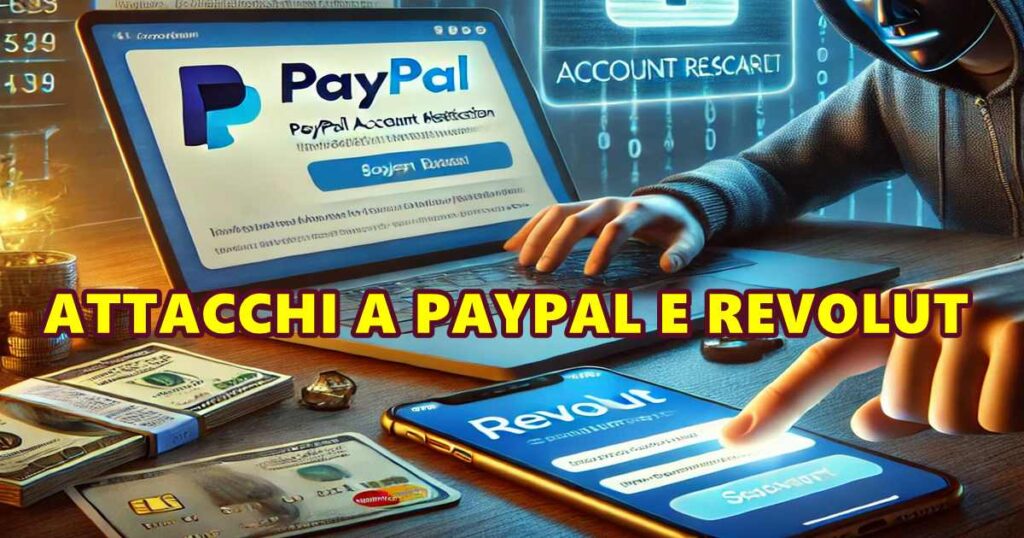 ATTACCHI AI CONTI PAYPAL E REVOLUT: COME PROTEGGERE I TUOI PAGAMENTI DIGITALI