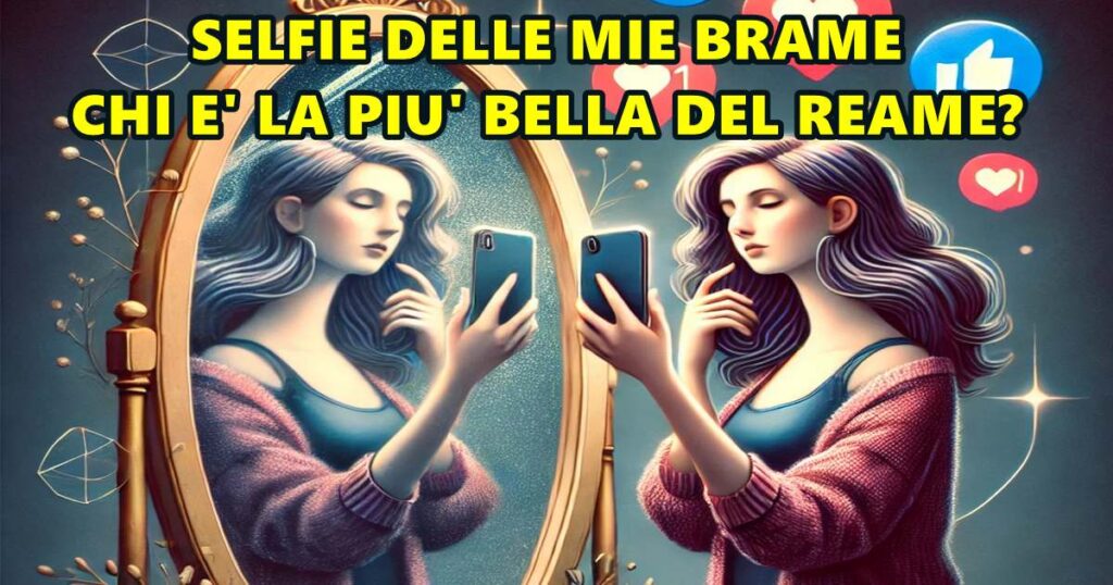 SELFIE DELLE MIE BRAME CHI E' LA PIU' BELLA DEL REAME? COME MIGLIORARE IL TUO RAPPORTO CON L'IMMAGINE ONLINE