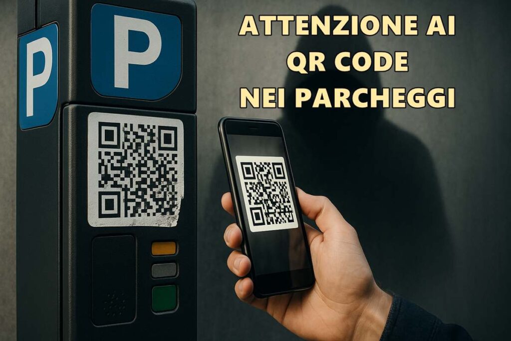 attenzione qr code parcheggi ATTENZIONE AI QR CODE NEI PARCHEGGI: COSÌ I TRUFFATORI SVUOTANO I TUOI CONTI