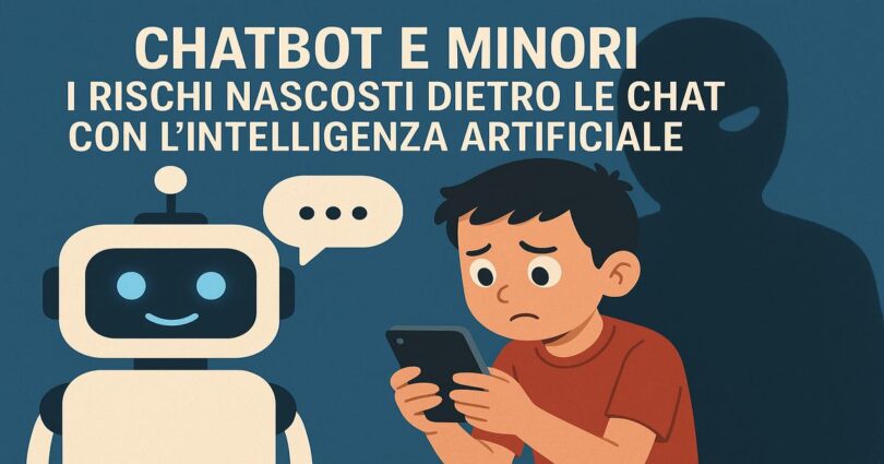 CHATBOT E MINORI: I RISCHI NASCOSTI DIETRO LE CHAT CON L’INTELLIGENZA ARTIFICIALE