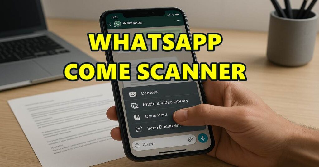 WHATSAPP: LO SAPEVI CHE PUOI USARLO COME SCANNER DEI DOCUMENTI?