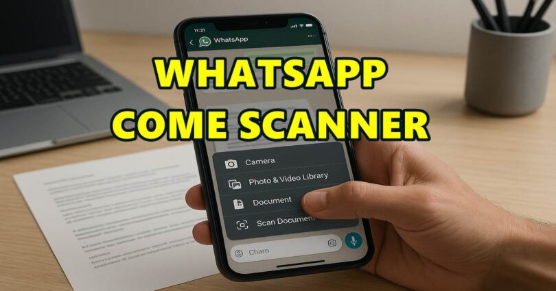 WHATSAPP: LO SAPEVI CHE PUOI USARLO COME SCANNER DEI DOCUMENTI?