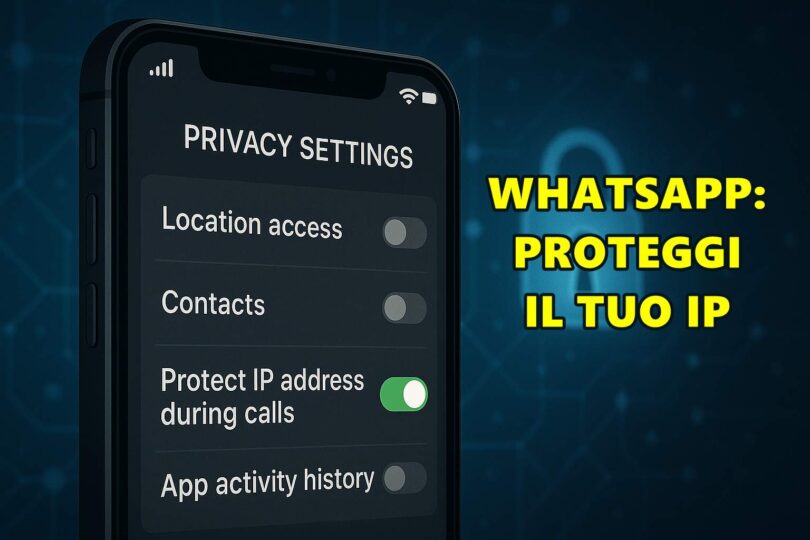 WHATSAPP: COME PROTEGGERE L’INDIRIZZO IP DURANTE LE CHIAMATE