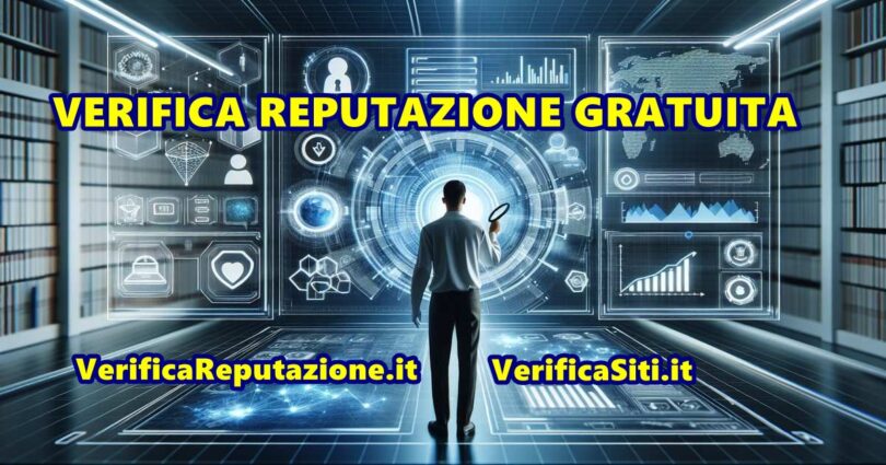testo per comunicato stampa verificare la reputazione personale e di un sito web