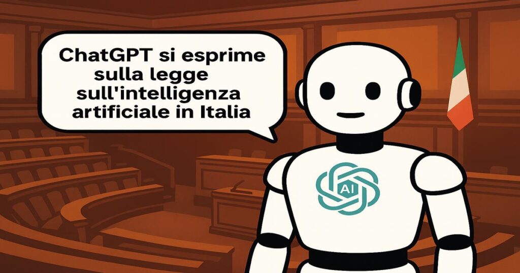 CHATGPT si esprime sulla Legge sull’intelligenza artificiale in Italia (Legge 23 settembre 2025, n. 132 – testo completo)