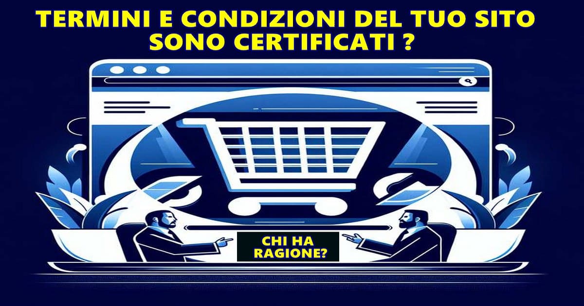 Termini e condizioni senza certificazione? Le aziende italiane rischiano grosso (e spesso non lo sanno)