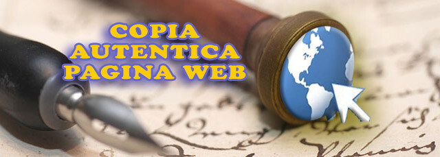 copia autentica pagina web