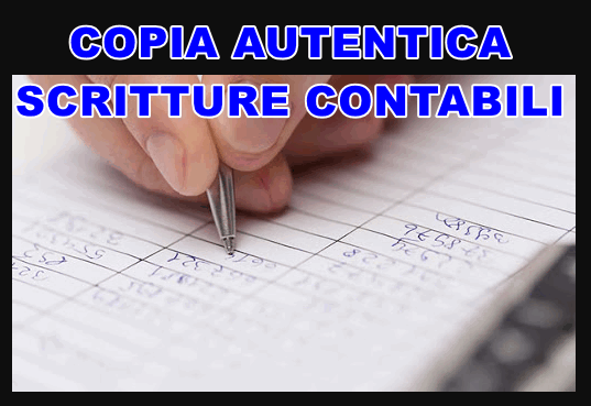 copia autentica delle scritture contabili