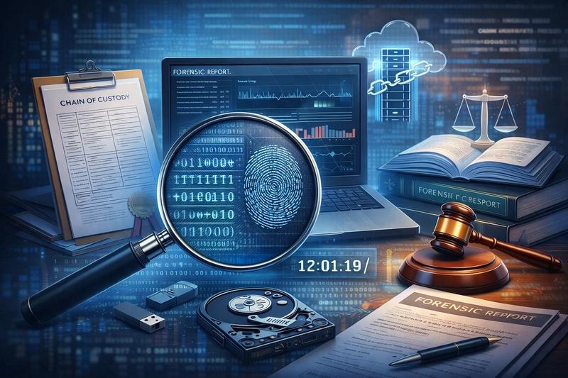 Digital forensics e prove tecniche per procedimenti legali e dispute internazionali