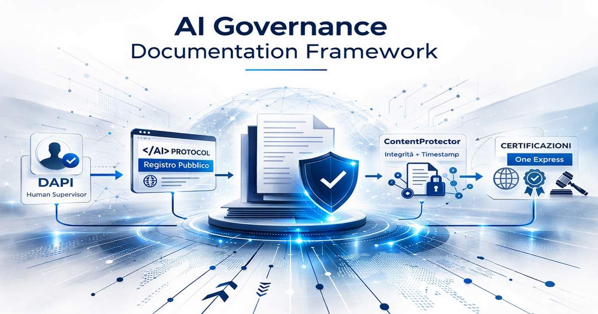 AI Governance Documentation Framework: quando la compliance normativa incontra la prova tecnica